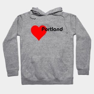 I heart portland Hoodie